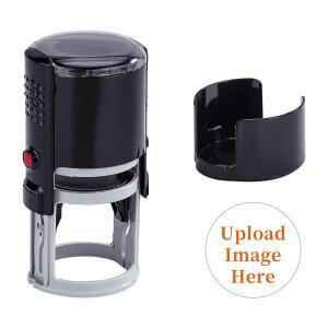 맞춤형 자동 잉크 스탬프, 대형 텍스트 다양한 글꼴 및 5가지 색상 선택