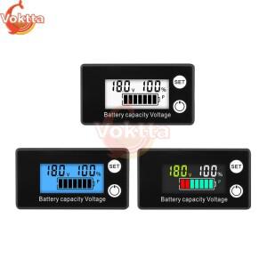 호환 6133A DC8-100V 배터리 용량 표시기 LCD 디지털 전력계 자동차 오토바이용 납산 리튬 LiFe PO4 전압