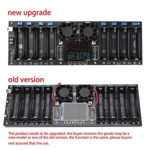 호환 18650 리튬 배터리 용량 테스터 DC 포트 2.4 인치 컬러 스크린 디지털 전력 감지기 모듈 DC5V 10A 자