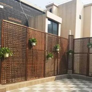 야외 파티션 등나무 울타리 발코니 가림막 테라스