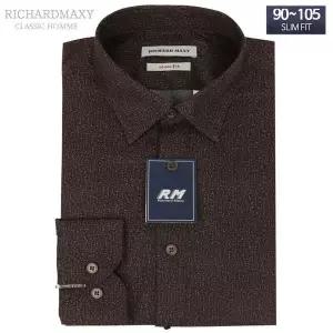 [슬림] 반기모 브라운 슬림핏 와이셔츠 SMA1277 (23658669A)