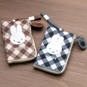 미피 릴 패스파우치(카드케이스/카드지갑)_다이애그널 체크