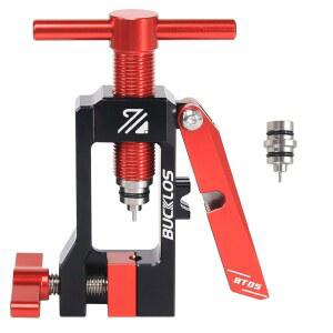 BUCKLOS 자전거 브레이크 유압 디스크 호스 피팅 삽입 도구, 미네랄 절단 도구 포함 2 in 1 니들 드라이버 BT05, BH90 / BH59 Avid MAGURA Banjo와 호환 가능