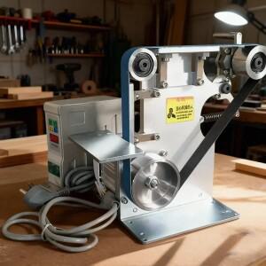 브러시리스 전기 벨트 샌더 칼 연마기 고정 각도 V형 연삭기 금속 광택기 마무리 작업용