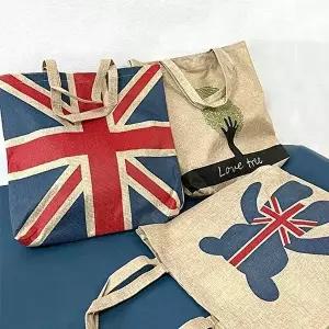 [셀러허브 패션]빅 린넨 브라운 에코백 가방 숄더백 에코백 장바구니 데일리 학생 학원 어린이집 기념품