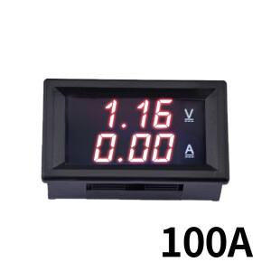 호환 0.56 0-100V 10A 50A LED 디지털 전압계 전류계 검출기 테스터 전기 도구용 모니터 패널