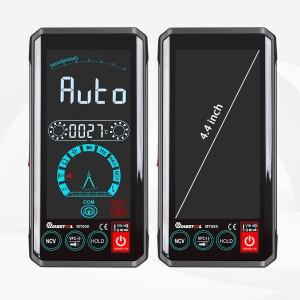 호환 MUSTOOL 4.4 인치 터치 스크린  스마트 트루 RMS 디지털 멀티미터  자동 측정  VFC 기능 전류 전압 테