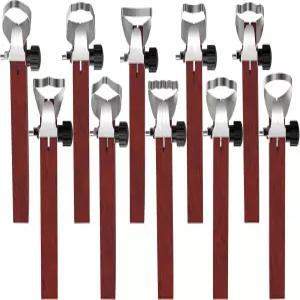 GEOCI 10개 도자기 손잡이 제작 도구 조각 스크래퍼 점토 압출기 컵 모양 찻잔 머그잔 식기 꽃병 커터용