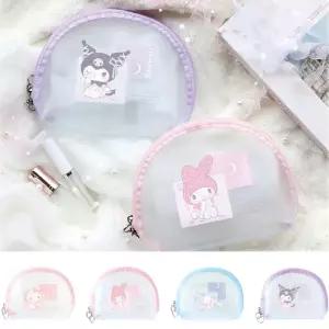 산리오캐릭터즈 클리어 매트 파우치_발레코어