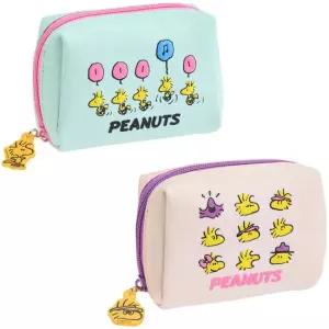 스누피 퍼프 프린트 미니 파우치_우드스톡