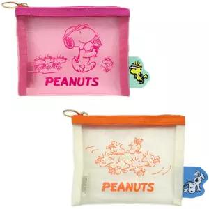 스누피 메쉬 미니 파우치_우드스톡