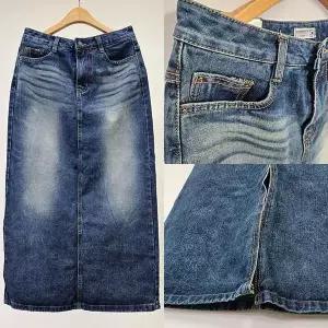 위쉬몰 LO 여유핏데님워싱스커트152(S804H509) 빅사이즈 (41555998A)