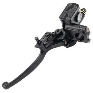 DUOOK 7/8인치 범용 좌측 유압 브레이크 레버 핸들 마스터 실린더 50cc 110cc 125cc 150cc 200cc 250cc 스쿠터 모핑 중국 ATV 더트 피트 바이크 쿼드 타오타오와 호환됩니다