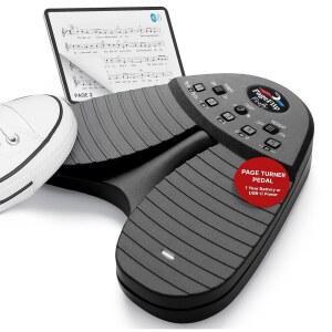 [미국배송] 페이지플립 파이어플라이 블루투스 페이지 터너 페달 U2013 프로그래밍 가능 IPAD ANDROID 및 PC용 조명 풋 핸즈프리 시트 음악 컨트롤 U2013은 FORSCORE ONSONG 모바일 100개 이상의 앱과 함께 작동합니