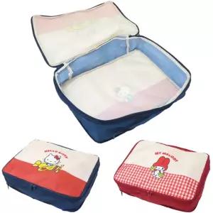 산리오 헬로키티/마이멜로디 압축 파우치 L