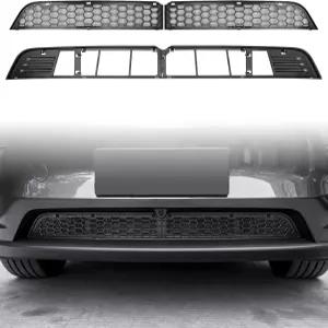 2026년형 테슬라 신모델 Y 프리미엄 전면 공기 흡입구 통풍구 그릴 커버 교체용 쿠니스트 메시 인서트