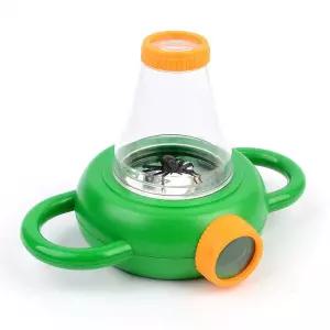 곤충 식물관찰 어린이 손잡이 확대경 유치원생 미니현미경 매미 여름