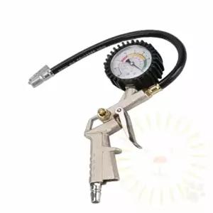 [셀러허브 생활리빙]타이어게이지 권총형 타이어공기주입 차량공기주입기