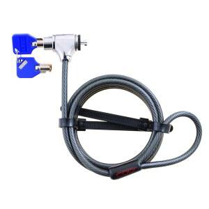 CODi 키 케이블 잠금장치, 블랙 (A02001) - 노트북, 데스크톱 및 모니터용 통합 솔루션