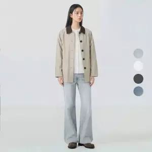 백화점 프로젝트M 여성 히든밴딩 이지 와이드핏 데님 팬츠 EPG5DP2