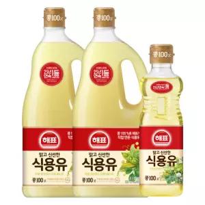 사조 식용유 1.8L x 2개+ 식용유 900ml x 1개