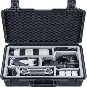 카메라 렌즈 듀얼 DJI 매빅/에어/미니 드론용 패딩 칸막이가 있는 라이커스 PVC1 방수 하드 케이스 [케이스