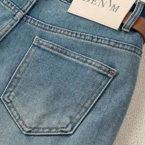 아브릴 여성데님반바지 데님 핫팬츠 여름 얇은 와이드 바지 빈티지 슬림핏 캐주얼 UNO2