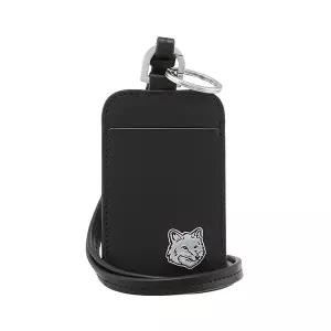 남성 폭스 헤드 패치 넥 스트랩 카드 지갑(MM05348LC0043 P199)