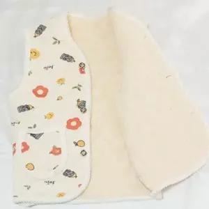 꽃무늬조끼 제주 기념품 감귤조끼 여행 어린이 아동복 김장조끼 어린이