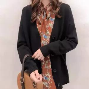 여성 4버튼 기본 가디건 봄 가을 간절기 카디건 3컬러