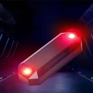 자동차량용 오토바이크 태양열 LED 미니 싸이키경고등