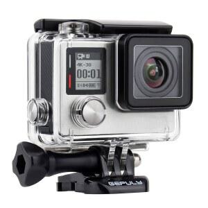 고프로 히어로 4 블랙, 실버, 3+, 3 수중 촬영용 방수 하우징 케이스 - 최대 131피트(40M) 퀵 릴리즈 마운트, 썸 스크류 포함