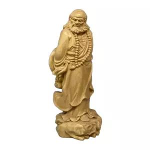 모형 회양목 장식 조각 미륵 달마 부처님 나무