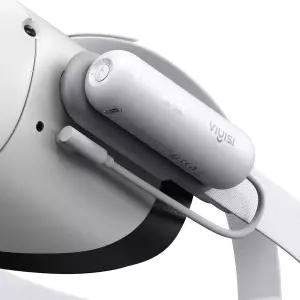 오큘러스 퀘스트 2용 VIYISI 배터리 팩 메타 2 헤드셋용 5000mAh 휴대용 충전기 액세서리 파워 뱅크 VR