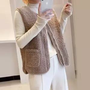 후리스 수면조끼 뽀글이 조끼 양털 퍼베스트