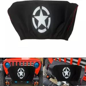 윈치 커버 방수 및 방설 헤비 듀티 600D 통기성 옥스포드 원단 방진 보호 JK 액세서리 등을 위한 대부분의