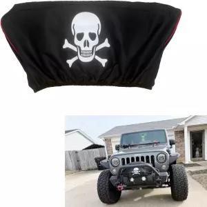 CORRPEN 윈치 커버 방수 및 방설 헤비 듀티 600D 통기성 옥스포드 원단 방진 보호 JK 액세서리 등을 위한