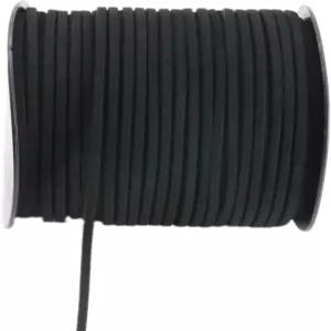 보석용 블랙 인조 가죽 코드 100야드 2.6mm 얇은 스웨이드 스트링 로프 팔찌 DIY 제작용 목걸이-꿈의 포수