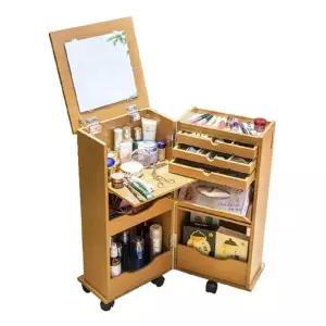 이동식 다기능 침실 테이블 원룸 화장대 서랍형