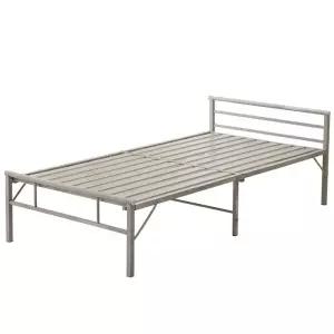 접이식 깔판 받침 스테인리스 매트리스 철제 침대 프레임 베드 간이 원룸