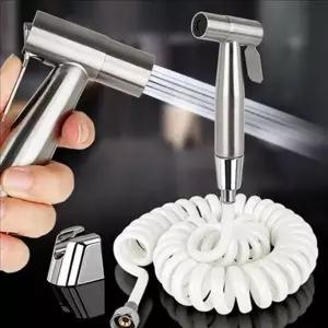 [에이치플러스몰]다용도 스텐 코일 호스 스프레이 미니 건 세트 세척