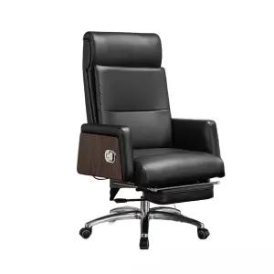 편한 대표 사무용 임원 의자 사무실 리클라이너 중역의자 가죽