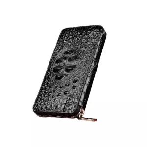 태국 지퍼형 머니클립 악어가죽 클러치 수입 장지갑 남성