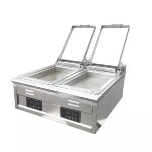 일본 전기 감자 철판 군만두 쿠커 업소용 제조기 교자만두