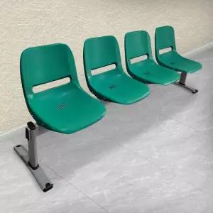 버스정류장 의자 플라스틱 2인용 벤치 카페 웨이팅 대기석 파란색