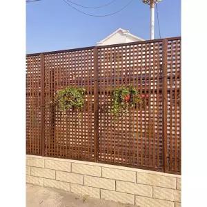 방부목 파티션 야외 펜스 울타리 옥상 정원 발코니 우드