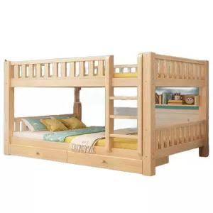 원목 기본 이층 서랍 침대프레임 이층침대 가드 통마루 분리형 침대 클래식