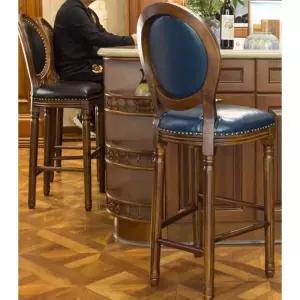 원목 바 의자 높은 북유럽 홈바의자 단단한 높은의자 바체어