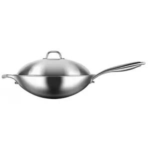 스텐 웍 손잡이 야채 대형 프라이팬 냄비 웍팬 대용량