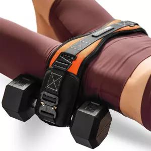 덤벨 및 케틀벨(특허받은) 부티 벨트를 위한 JAB 프리미엄 힙 스러스트 벨트 - 가정용 헬스장용 헤비 듀티